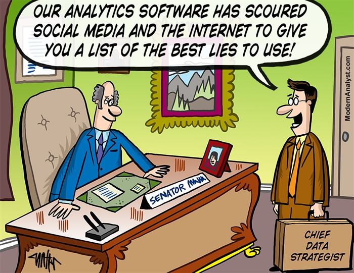 Humor - Cartoon: Chief Data Strategist... in Action